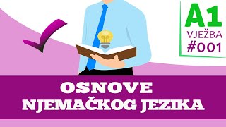 Vježba Osnove njemačkog jezika VA1L1  NjemačkI jezik za početnike online [upl. by Stormie131]