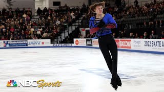 QUAD GOD Malinin lands quad axel in historic comeback Skate America victory  NBC Sports [upl. by Igiul]