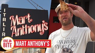 Barstool Pizza Review  Mart Anthonys Chicago IL [upl. by Illek]