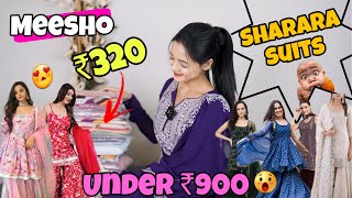 Meesho Sharara Set under ₹900 only🤯❤️  Starting at ₹320🥵 meesho sharara meeshohaul [upl. by Aranahs]