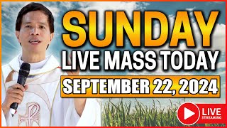 SUNDAY FILIPINO ONLINE LIVE MASS TODAY  SEPTEMBER 22 2024  FR FIDEL ROURA [upl. by Hoxie364]