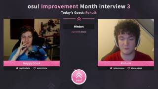 Rohulk Interview  HappyStick osu Improvement Month [upl. by Alrats746]