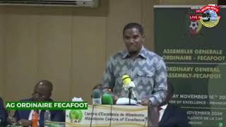 🛑➡️ DISCOURS DU PRÉSIDENT SAMUEL ETOO À LASSEMBLÉE GÉNÉRALE DE LA FECAFOOT DU 16112024⚽️🦁🇨🇲🔥 [upl. by Baudelaire]