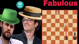 Amazing match between Magnus Carlsen vs Fabiano Caruana  Tal Memorial 2013 [upl. by Arak852]