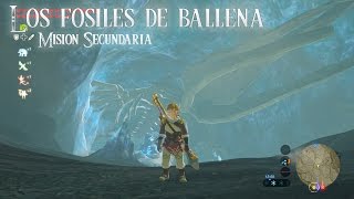 Los fósiles de ballena  Zelda Breath of the Wild  Misión Secundaria [upl. by Nelluc]