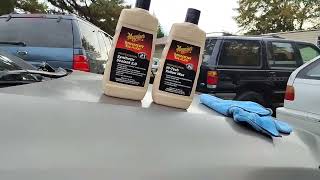 meguiars synthetic sealant mixed with meguiars hi tech yellow wax on brown paint [upl. by Arella608]