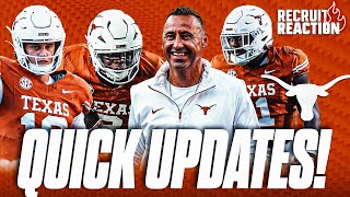 Texas Longhorns FLIP Targets On Campus For First SEC Win  Latest Visit Intel [upl. by Bringhurst334]