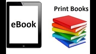 What is the difference between an ebook and printed book [upl. by Airdnua]