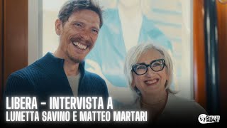 LIBERA  Intervista a Lunetta Savino e Matteo Martari nella serie Rai quotle conquiste delle donnequot [upl. by Akima]