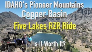 Idahos Copper Basin LAKE CREEK ATV Trail to 5High Mountain Lakes  Is It Worth It 4KDrone360 [upl. by Arehc393]