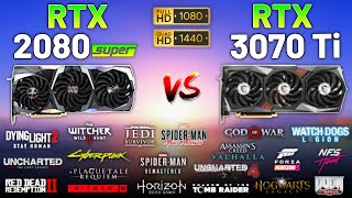 RTX 2080 SUPER vs RTX 3070 Ti in 2023 Test in 20 Games 1080p amp 1440p [upl. by Gen]