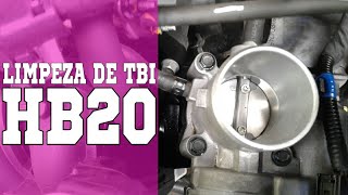 COMO FAZER LIMPEZA DE TBI HB20 ANO 2017 [upl. by Wendelin]