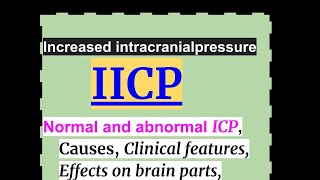 Increased intracranial pressure IICP [upl. by Ariew]