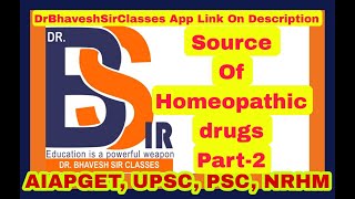 sources of Homoeopathic Drugs  Homoeopathic Pharmacy  Homoeopathy Lecture 9 [upl. by Noteloc]