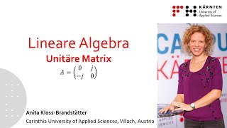 Lineare Algebra Unitäre Matrix [upl. by Broucek]