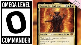 Omega Level Commander  Sauron the Dark Lord  Incredibly Powerful  Deck Tech  EDH  MTG [upl. by Kuehnel487]