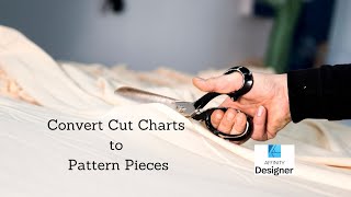 How to make pattern pieces from cut charts in Affinity Designer [upl. by Pryce]