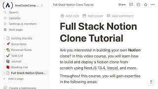 Build and Deploy Notion Clone – Full Stack Tutorial NextJS 13 DALL•E DrizzleORM OpenAI Vercel [upl. by Cobbie431]