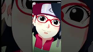 Sarada Time is so perfect anime animeart boruto saradauchiha [upl. by Thay]