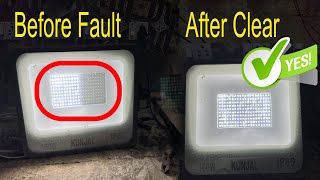 led flood light repairing how to repair flood light at home [upl. by Aihseket294]