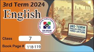 Level 7 ll English A ll Third term 2024  PP118119 [upl. by Romola]