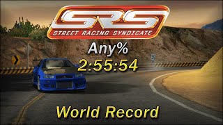 WR SRS Street Racing Syndicate  Any Speedrun in 25554 [upl. by Kannry]