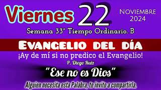 Evangelio de hoy Viernes 22 de noviembre de 2024 [upl. by Anaid]