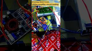 😨1000w circuit 12v dc testing viral dj audio automobile audio [upl. by Nnanerak]