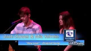 2015 CHS Talent Show  1st Place Mia Yahnke amp Zach Clowes [upl. by Lyrehs723]