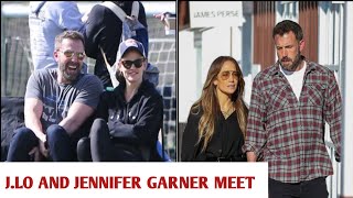 Ben Afflecks Family Reunion Drama JLo Meets Jennifer Garner [upl. by Ahsiemal841]