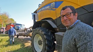 Le chantier densilage de luzerne chez JeanBernard  2021 [upl. by Perzan]