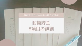 【低収入 社会人 お給料日ルーティン】封筒貯金の項目紹介 [upl. by Ursula]