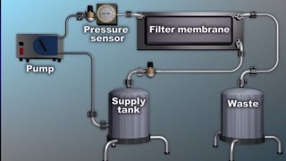 Concentration and Diafiltration GFP Purification part 6 of 6 [upl. by Derrek]