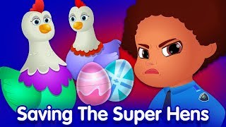 ChuChu TV Police Surprise Eggs – Episode 09 SINGLE – The Super Hens [upl. by Epul]