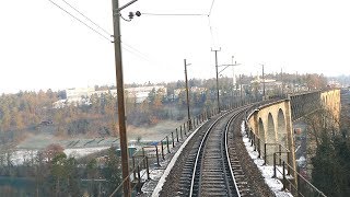 ★ Cab ride 🇨🇭Glattbrugg  🇩🇪Singen Switzerland to Germany at sunrise 2018 [upl. by Twyla550]