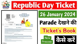 26 january parade 2024 tickets  Republic day parade ticket booking 2024  how to book 26 January [upl. by Mcconnell445]