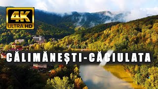 Calimanesti  Caciulata Valcea  România  Filmare aeriana 4K [upl. by Akcir445]