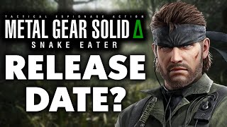 Metal Gear Solid Delta Snake Eater Is Looking STUNNING But Where Is The RELEASE DATE [upl. by Lyall]