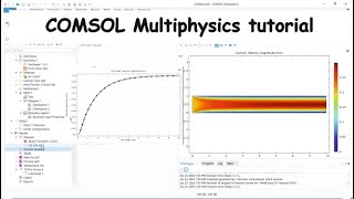 COMSOL Fully Developed Flow in Laminar and Turbulent Conditions [upl. by Wappes]