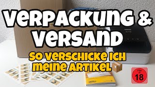 Wie verpacke amp versende ich meine Ware📦  Etikettendrucker Verpackungen DHL Geschäftskunde usw💡 [upl. by Scammon]