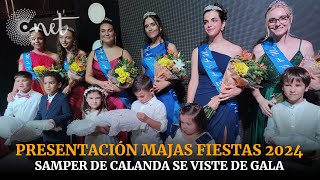 Presentación MAJAS FIESTAS Samper de Calanda 2024 [upl. by Asirac]