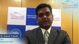 Vibrant Gujarat Spotlight  Mr Rakesh Tripathi MD WestRock India [upl. by Karub]