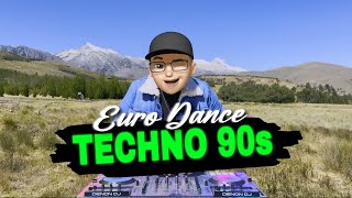 Techno Mix Vol1  Dj Roll Perú Recordando los 90s  Euro Dance Noventas  MIX TECHNO DE ORO [upl. by Eemyaj]