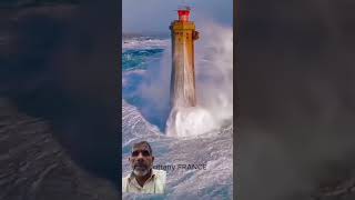 Phare de La Jument Lighthouse  Brittany FRANCE [upl. by Sugihara]