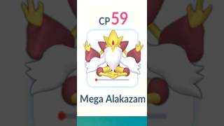 59 CP Low HP MEGA ALAKAZAM vs TGR Grunt in Pokemon GO [upl. by Edlin]