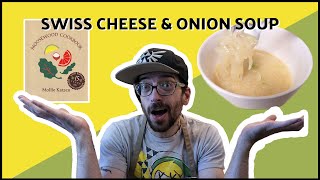 Meatless Mondays  Swiss Cheese and Onion Soup  Vintage Vegetarian Recipe [upl. by Fulks]