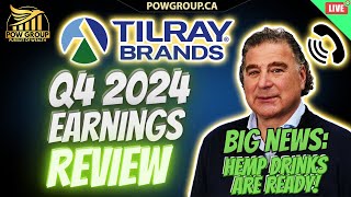 LIVE Tilray Q4 amp 2024 Earnings Review New Hemp DrinksRecord Revenue Growth amp Debt Reduction [upl. by Anorahs]