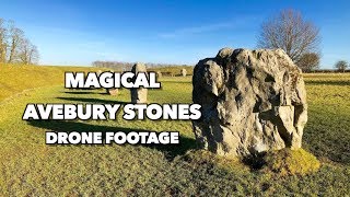 The Magical Avebury Stones UK by drone in 4K [upl. by Atims467]