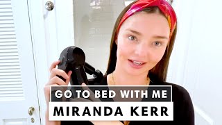 Supermodel Miranda Kerrs Nighttime Skincare Routine  Go To Bed With Me  Harpers BAZAAR [upl. by Auerbach]