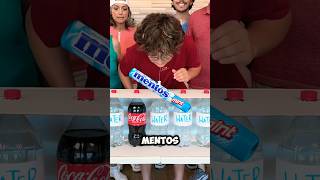 Mentos Coke Family Challenge 😳 [upl. by Atteroc663]